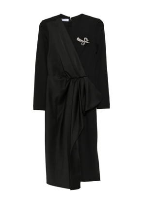 Dice Kayek crystal-embellished dress - Black