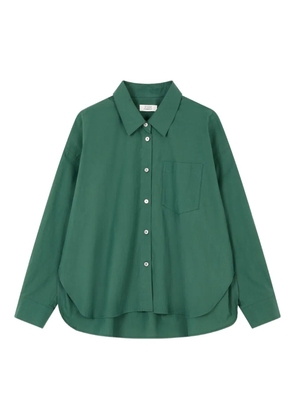 TOMBOY patch-pocket buttoned-sleeve shirt - Green