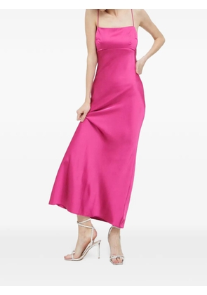 Abercrombie & Fitch strap open-back maxi dress - Pink