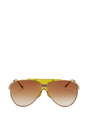The Attico browline sunglasses - Yellow