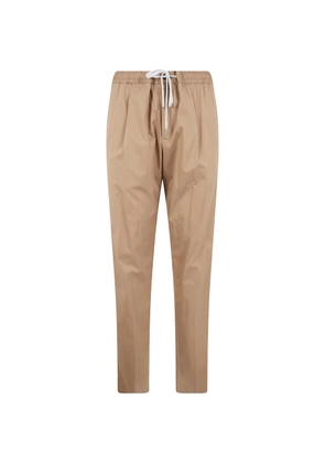 PT Torino pleated drawstring trousers - Neutrals