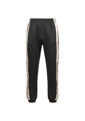 Gucci Pre-Owned joggers stripe trousers - Black