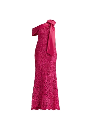 Tadashi Shoji one-shoulder maxi dress - Pink
