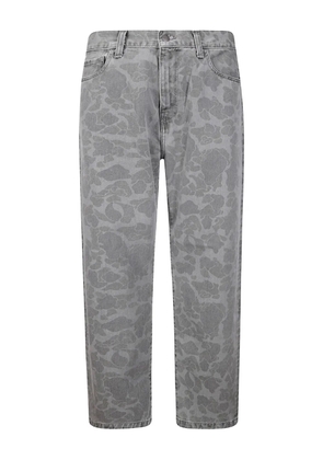 Carhartt WIP printed five-pocket jeans - Grey