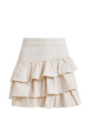 Essentiel Antwerp ruffled mini skirt - Neutrals
