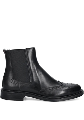 HUGO Lysander brogue-detail panel boots - Black