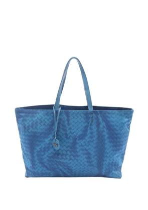 Bottega Veneta Pre-Owned 2012-2026 Nylon Intrecciolusion tote bag - Blue