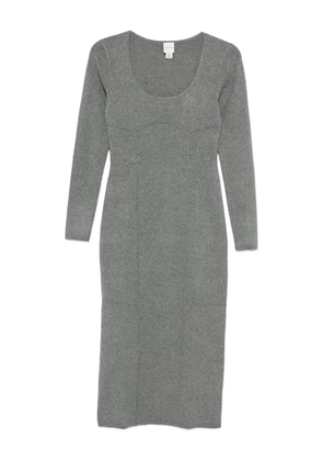 Calvin Klein long sleeve midi dress - Grey