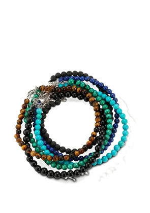 Mateo malachite bracelet - Silver