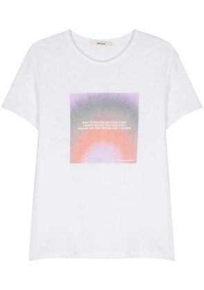 Zadig&Voltaire x Greta Bellamacina Toby photoprint T-shirt - White