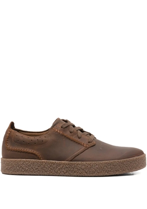 Clarks Originals Streethill laced leather sneakers - Brown