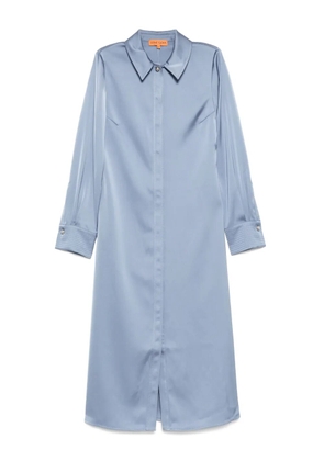 Stine Goya collared midi dress - Blue