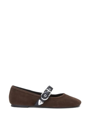 3.1 Phillip Lim buckle-strap ballet flats - Brown