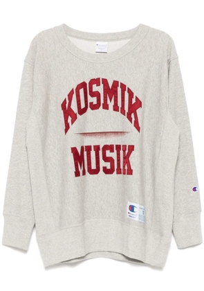 Undercover slogan print sweater - Grey