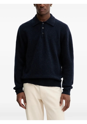 Filippa K knitted polo shirt - Blue