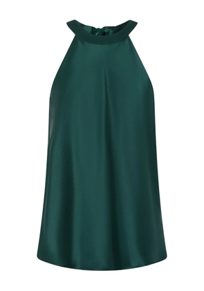 PINKO halterneck tie top - Green