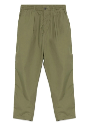 Universal Works pleated track pants - Green