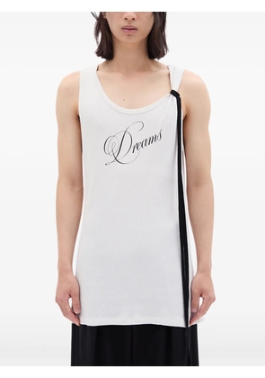 Ann Demeulemeester Dreams strap tank top - White