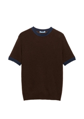 Prada short-sleeve sweater - Brown