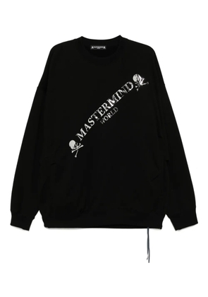 Mastermind World logo-print sweatshirt - Black
