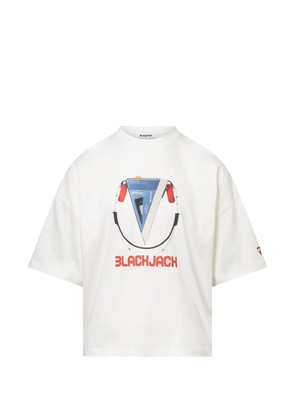 Blackjack crew-neck T-shirt - White