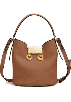 Marni Trunkaroo bucket bag - Brown