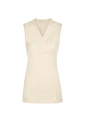 Faithfull the Brand Lulea V-neck top - Neutrals