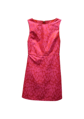 alice + olivia leopard-print sleeveless mini dress - Pink