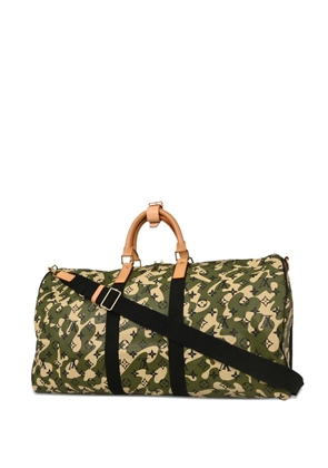 Louis Vuitton Pre-Owned 2008 55 Keepall Bandouliere tote bag - Green