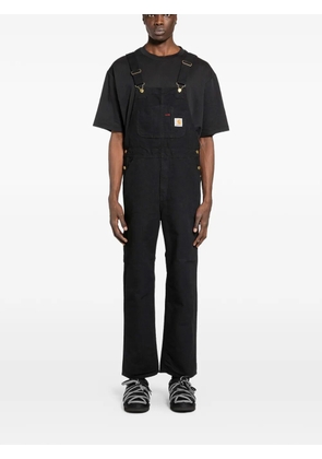 Carhartt WIP logo-patch overalls - Black