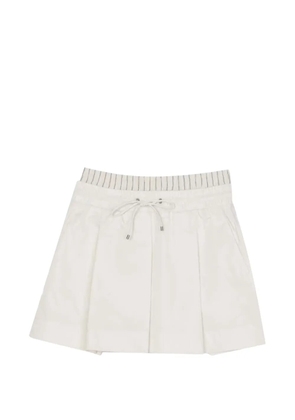 3.1 Phillip Lim drawstring-detail mini skirt - Neutrals