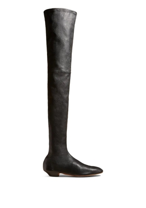 KHAITE Apollo leather boots - Black
