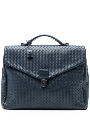 Bottega Veneta Pre-Owned 2012-2025 Nappa Intrecciato Briefcase business bag - Blue