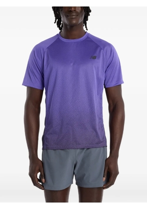 New Balance logo-print T-shirt - Purple