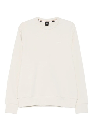 BOSS logo-detail sweatshirt - Neutrals