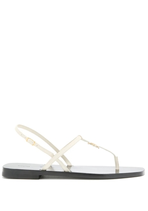 Proenza Schouler cross-strap flat sandals - White