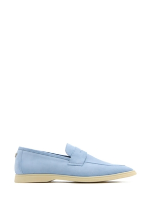 Bougeotte leather loafers - Blue