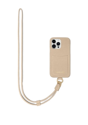 MAISON de SABRÉ sling iPhone 15 Pro case - Neutrals