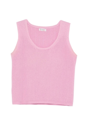 Saint Laurent Pre-Owned 1990s scoop-neck vest - Pink