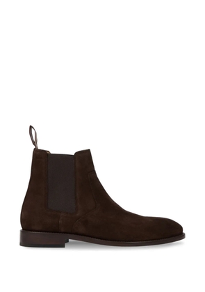 Paul Smith elastic-panels suede boots - Brown