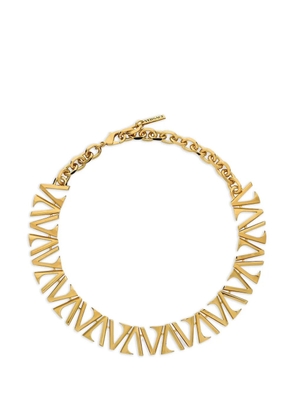 Versace logo-chain necklace - Gold