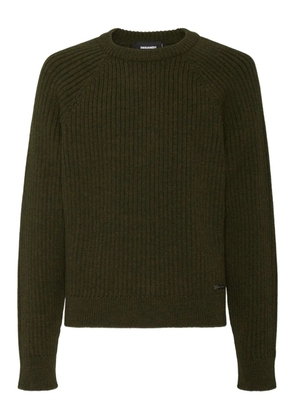 DSQUARED2 ribbed jumper - Green