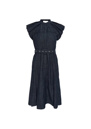 3.1 Phillip Lim puff-sleeve denim shirt dress - Blue