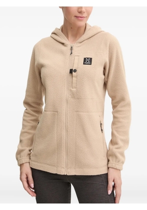 Haglöfs Malung Pile hooded zip-up jacket - Neutrals