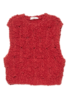 Muller Of Yoshiokubo Bumpy vest - Red