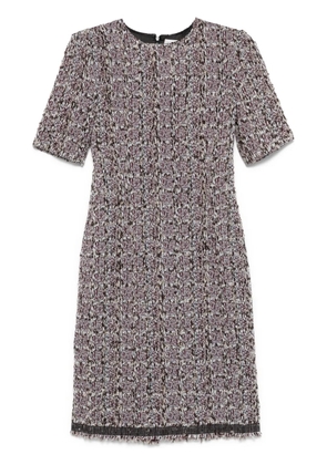 Lanvin tweed midi dress - Red