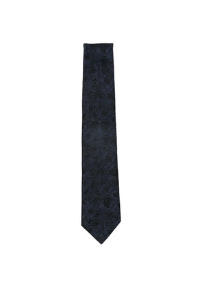 Emporio Armani patterned tie - Blue