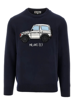 MC2 Saint Barth car-embellishment sweater - Blue