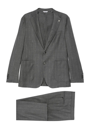 Manuel Ritz wool-blend single-breasted suit - Grey