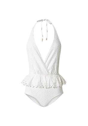 TWINSET broderie anglaise swimsuit - White